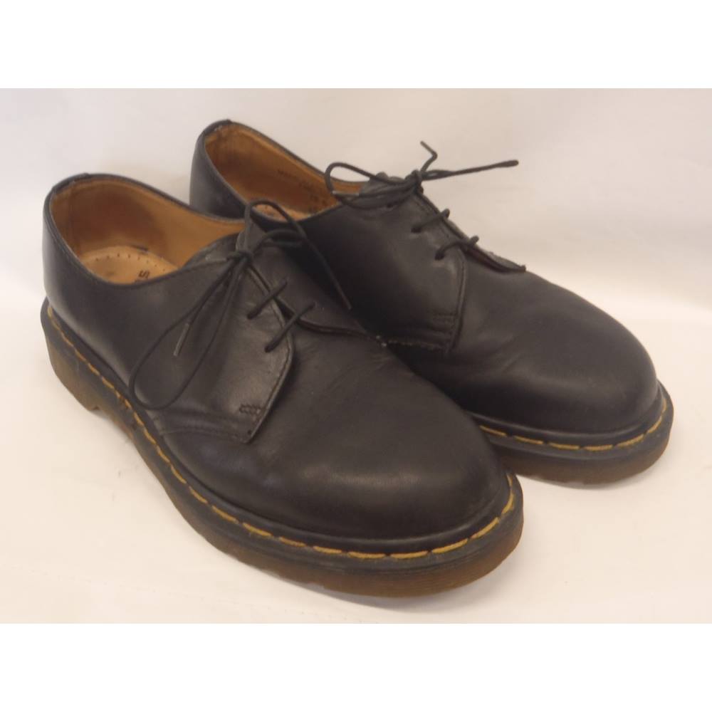 Black Leather Dr. Martens Original 1461 Lace-Up Shoe Dr. Martens - Size ...