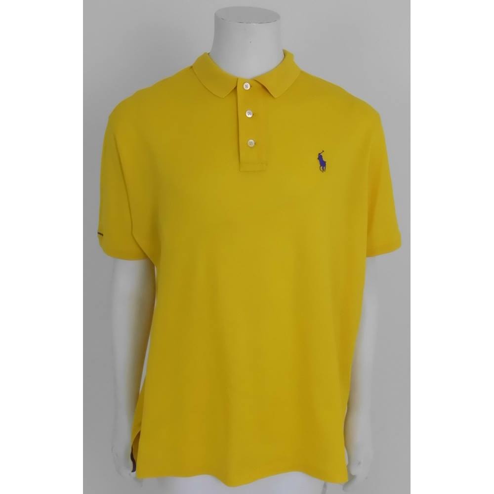 Ralph Lauren Size XXL Canary Yellow Polo Shirt | Oxfam GB | Oxfam’s ...