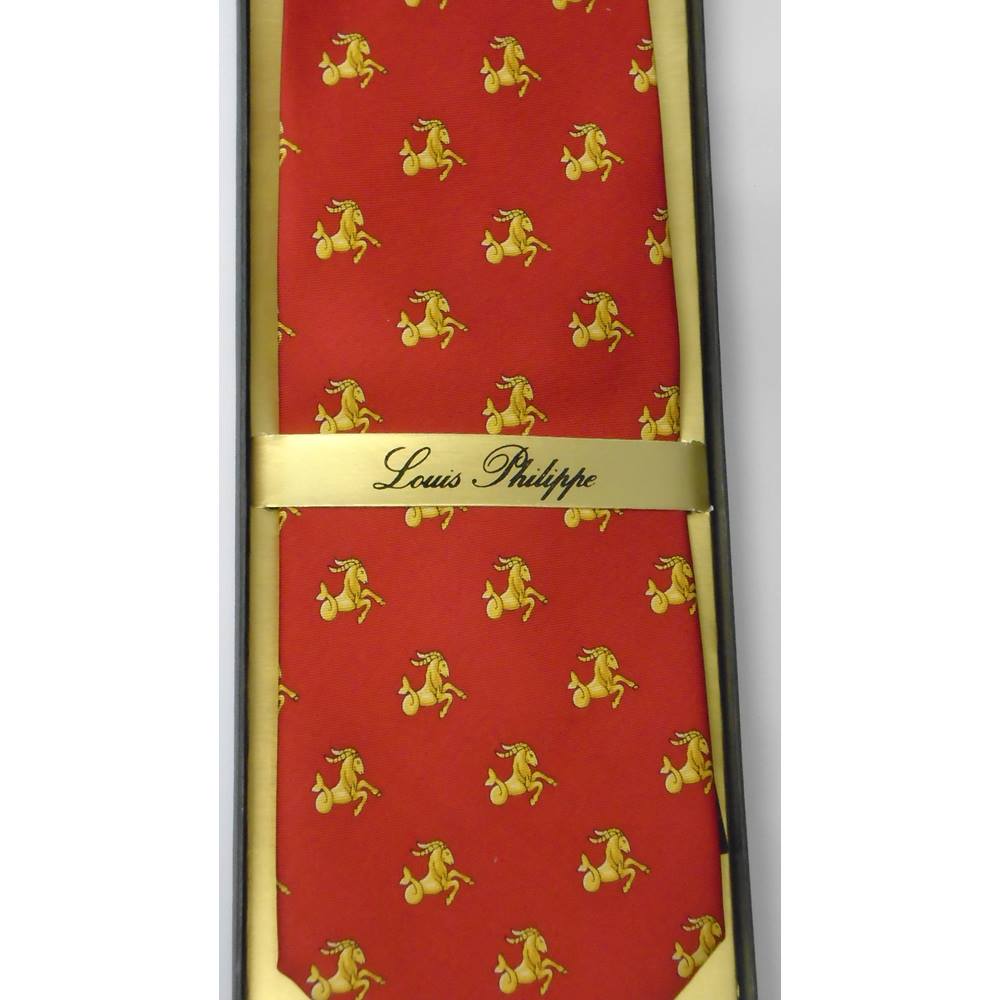 VINTAGE BOXED LOUIS PHILIPPE 100% SILK TIE Louis Philippe - Size: M - Multi-coloured - Tie ...