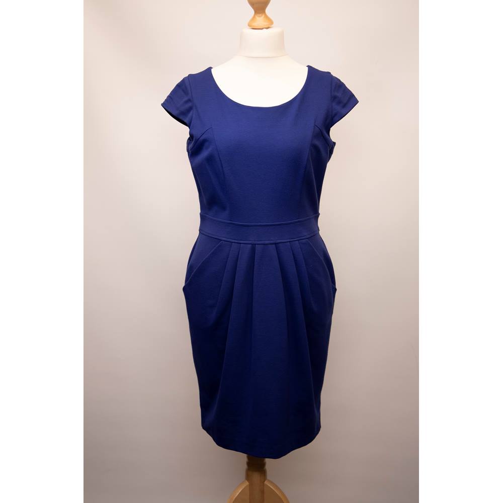 Hobbs Blue Sleeveless Dress - Size 14 | Oxfam GB | Oxfam’s Online Shop