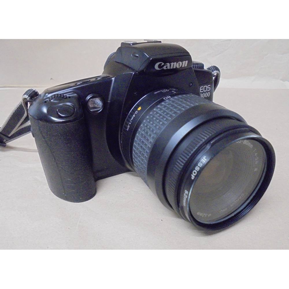 Canon EOS 3000 SLR film camera with Canon 35-80 zoom lens | Oxfam GB ...