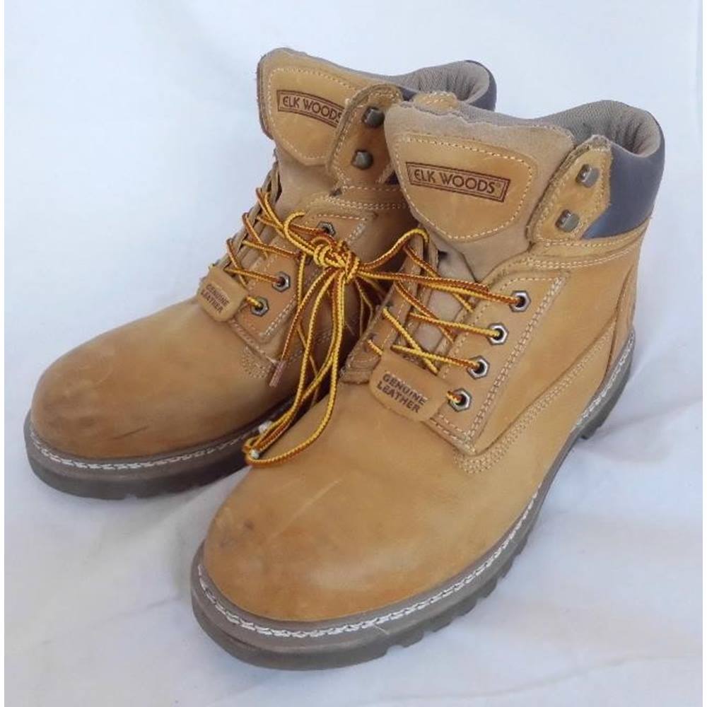 Elk Woods - Size: 10 - Beige - Work boots | Oxfam GB | Oxfam’s Online Shop