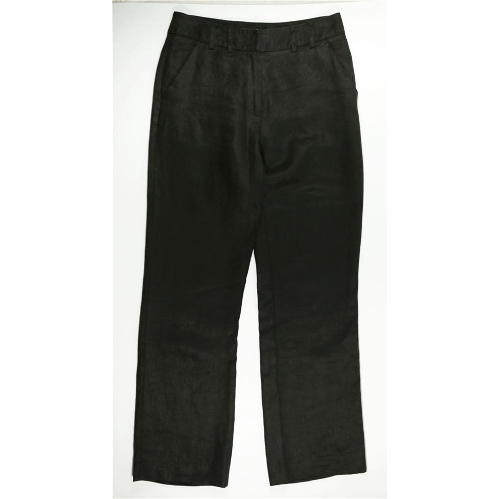 Jaeger size: 10 black linen trousers | Oxfam GB | Oxfam’s Online Shop