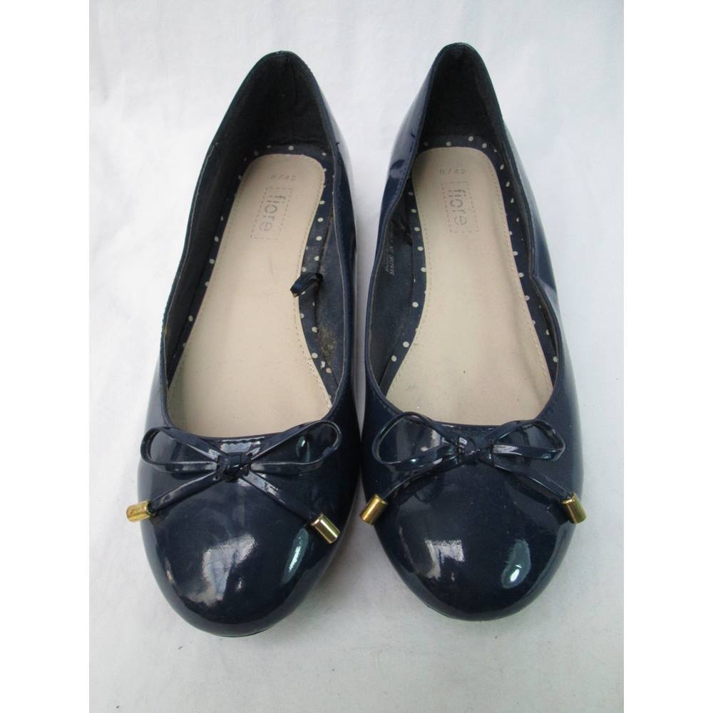 Matalan Fiore Size: 8 Blue Patent Flat shoes | Oxfam GB | Oxfam’s ...