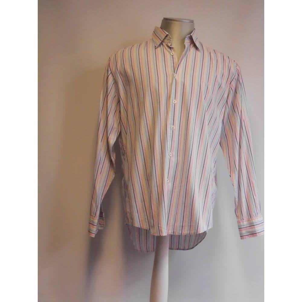Large striped Boden shirt Boden - Size: L - Multi-coloured - Long ...