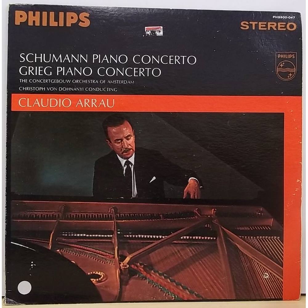 Schumann & Grieg Piano Concertos Claudio Arrau PHS900-047 For Sale in ...