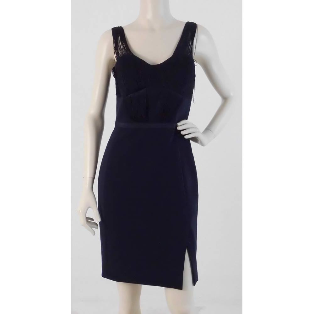 Reiss Size 10 Navy Sleeveless Dress | Oxfam GB | Oxfam’s Online Shop