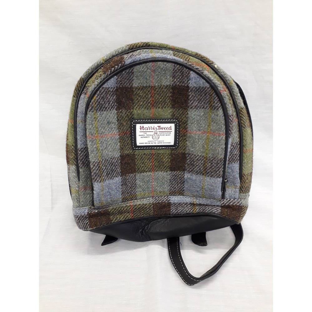 harris tweed backpack bag
