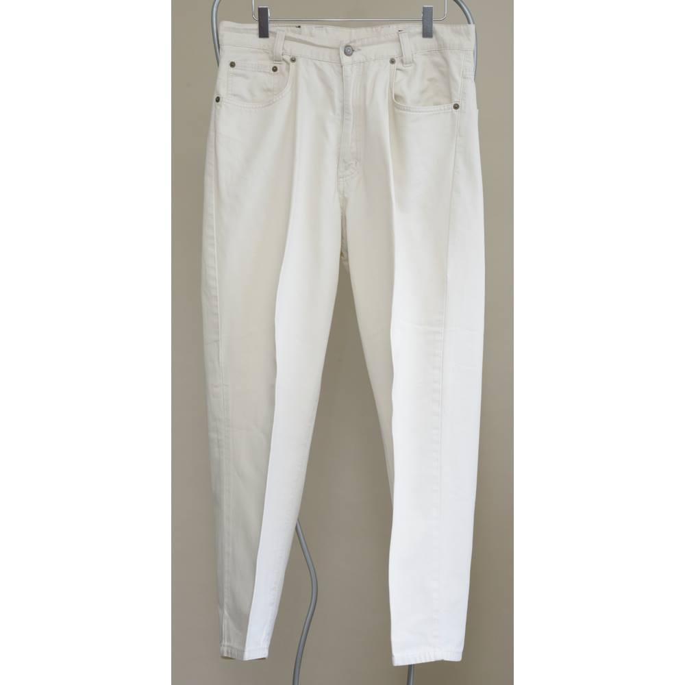 Jeans by Jaeger, size 34R Jaeger - Size: 34 - Cream - Jeans | Oxfam GB ...