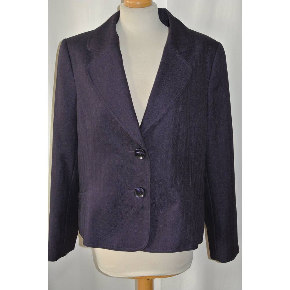 EWM Jacket, Size 18 Edinburgh Woolen Mill - Size: 18 - Purple - Smart ...