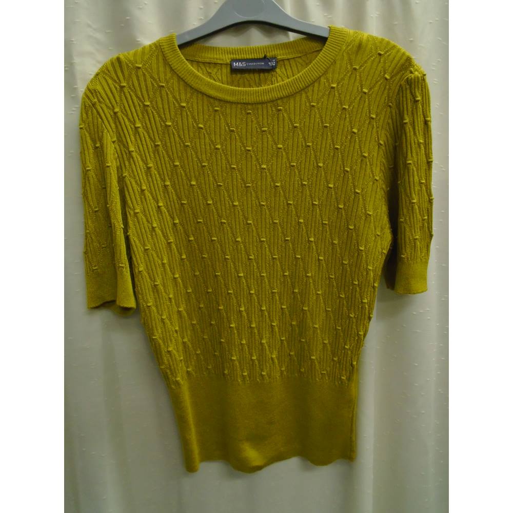 M&S Collection Lime Green SS Jumper, Size 12 M&S Marks & Spencer - Size ...