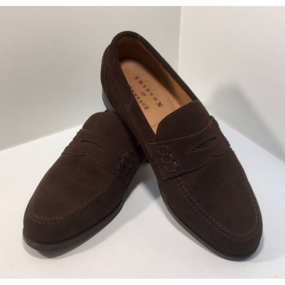Shipton & Heneage size 8 Brown Suede Loafers | Oxfam GB | Oxfam’s ...