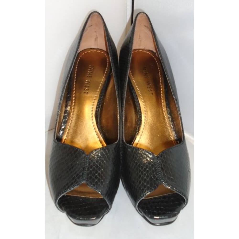 Nine West - Size: 5 - Black - Peep toe shoes | Oxfam GB | Oxfam’s ...