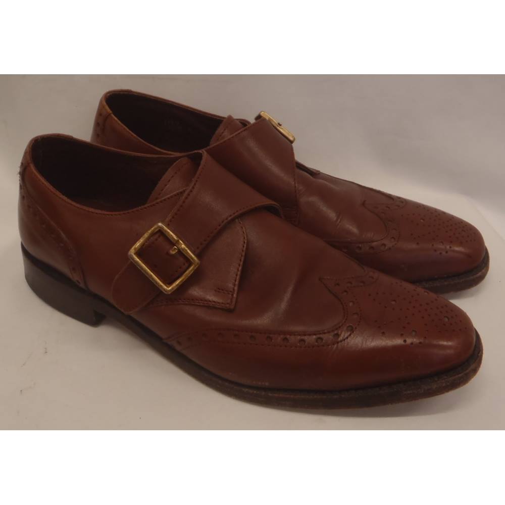 Samuel Windsor Branded Handmade Leather Buckle-Up Shoes Samuel Windsor ...