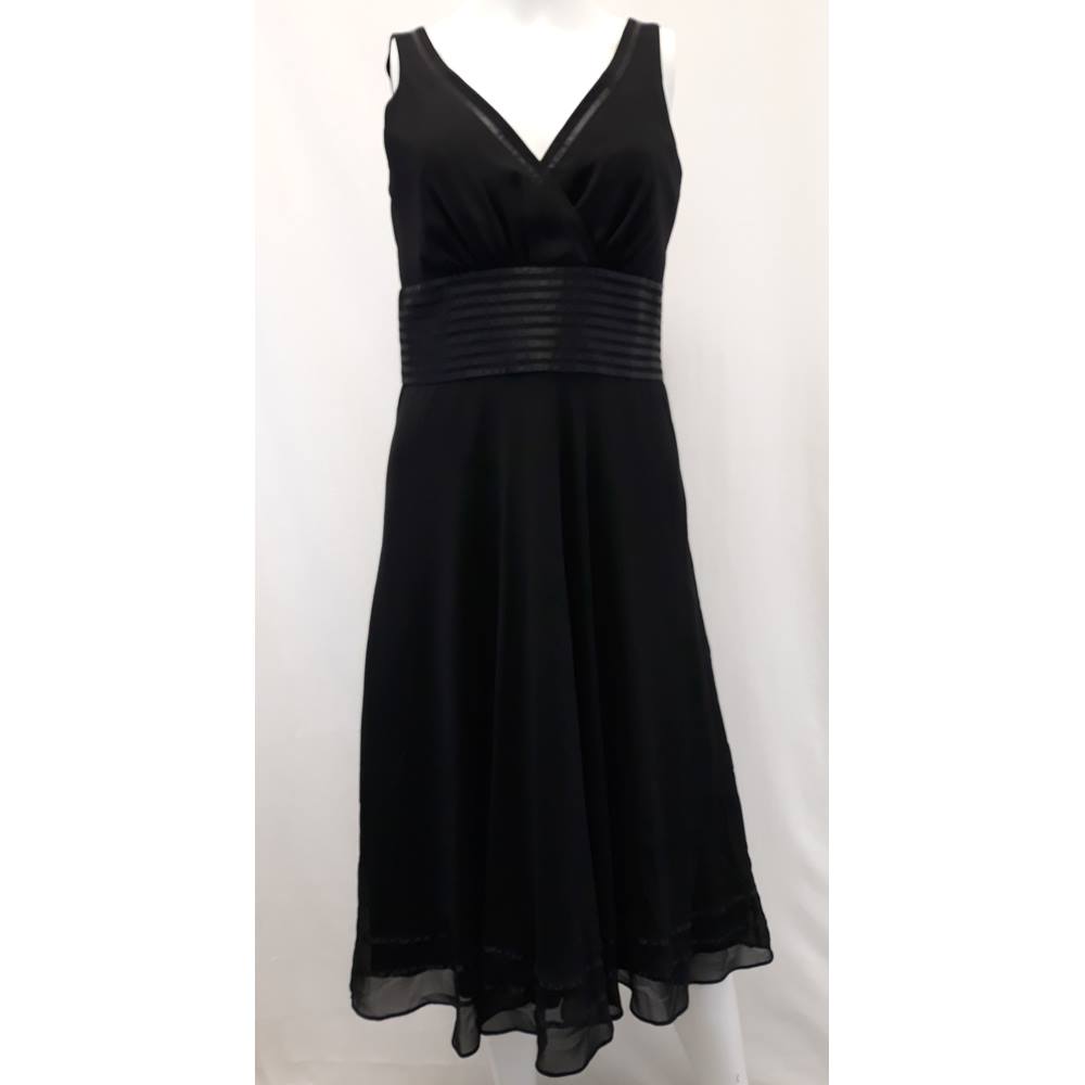Partywear! Coast black sleeveless dress size 12 Coast - Size: 12 ...