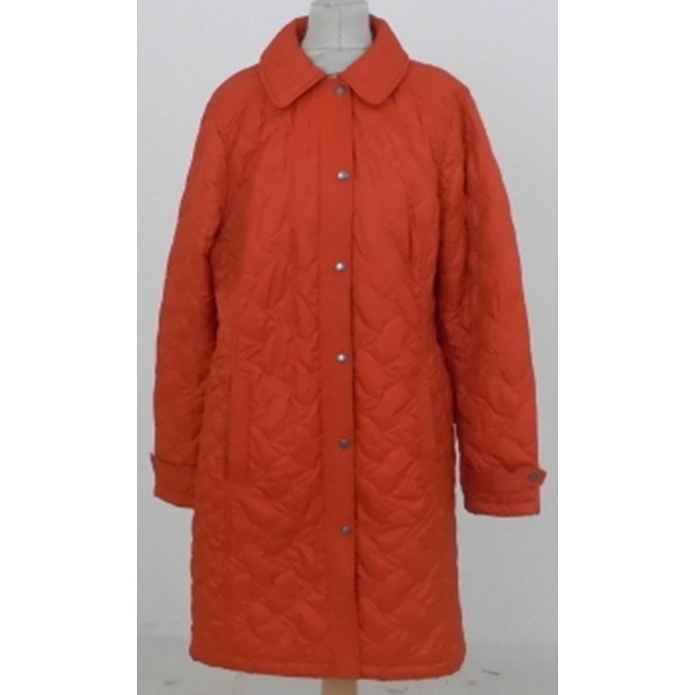 Lands' End Size: L Orange padded coat | Oxfam GB | Oxfam’s Online Shop