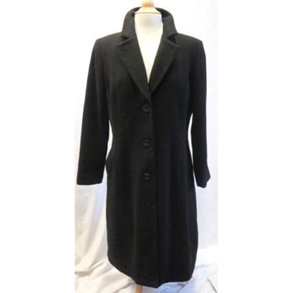 Precis Petite stylish wool coat. Size: 14. Black | Oxfam GB | Oxfam’s ...