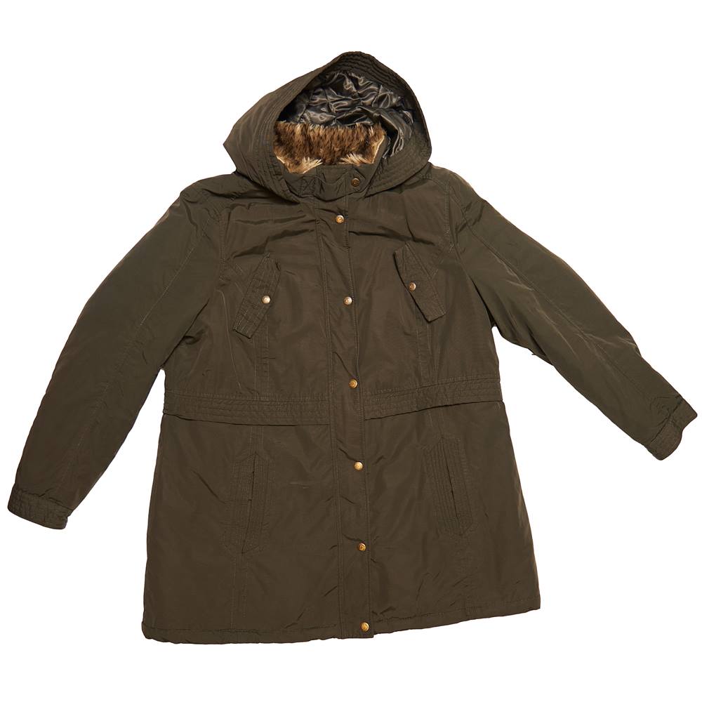 Fur Hood Coat Mantaray - Size: 20 - Multi-coloured - Casual jacket ...