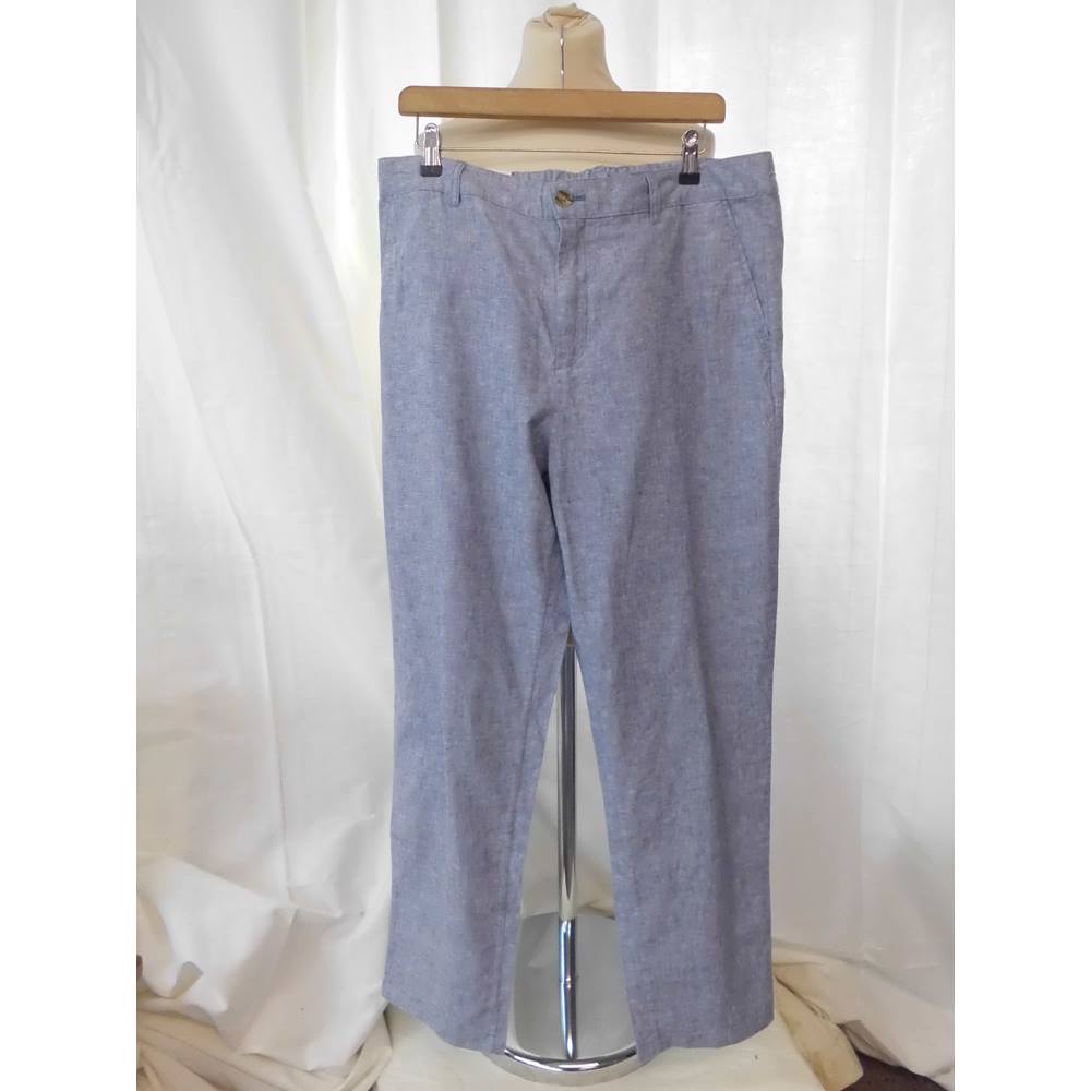 Uniqlo Trousers Uniqlo - Size: XL - Blue | Oxfam GB | Oxfam’s Online Shop