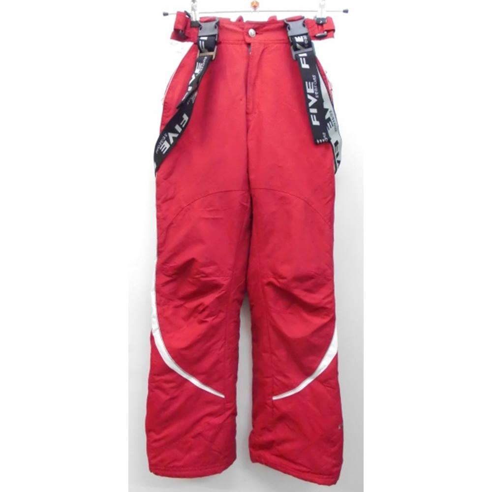 Five Seasons Salopettes/Ski Trousers Five Seasons - Size: 10 - Red ...