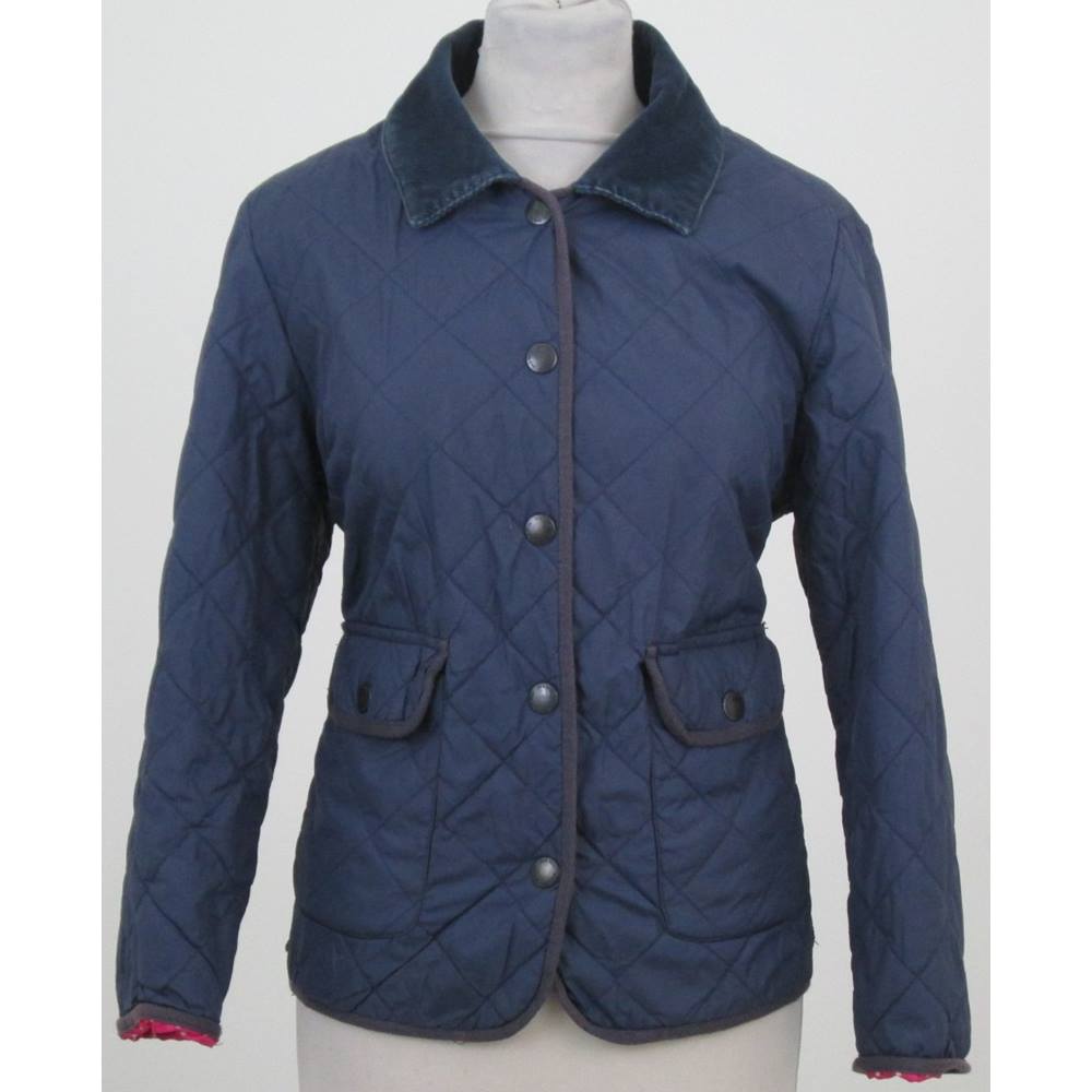Jack Wills size 12 Navy Blue Quilted Jacket | Oxfam GB | Oxfam’s Online ...