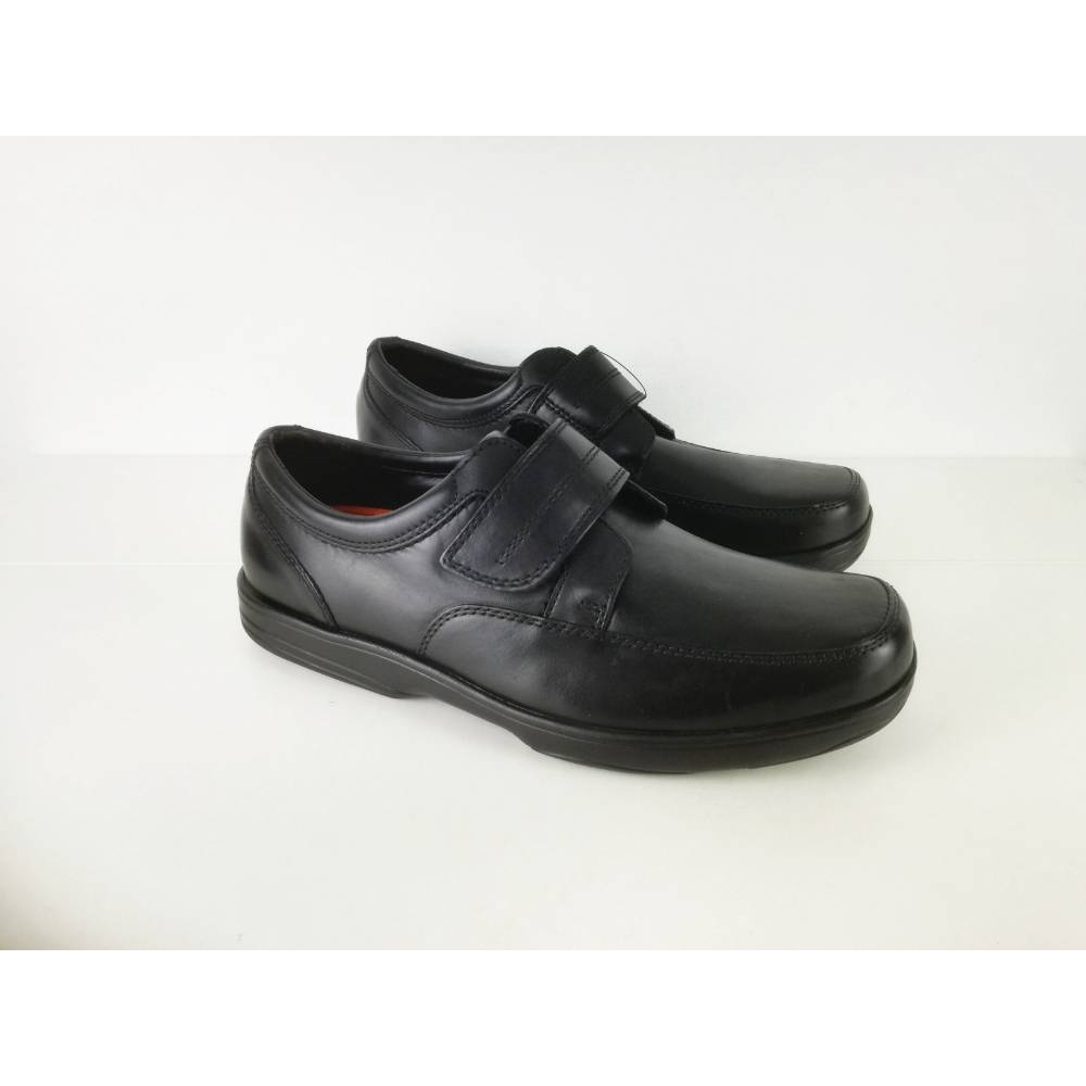 M&S Marks & Spencer Airflex Leather Shoes Black Size: 11 | Oxfam GB ...