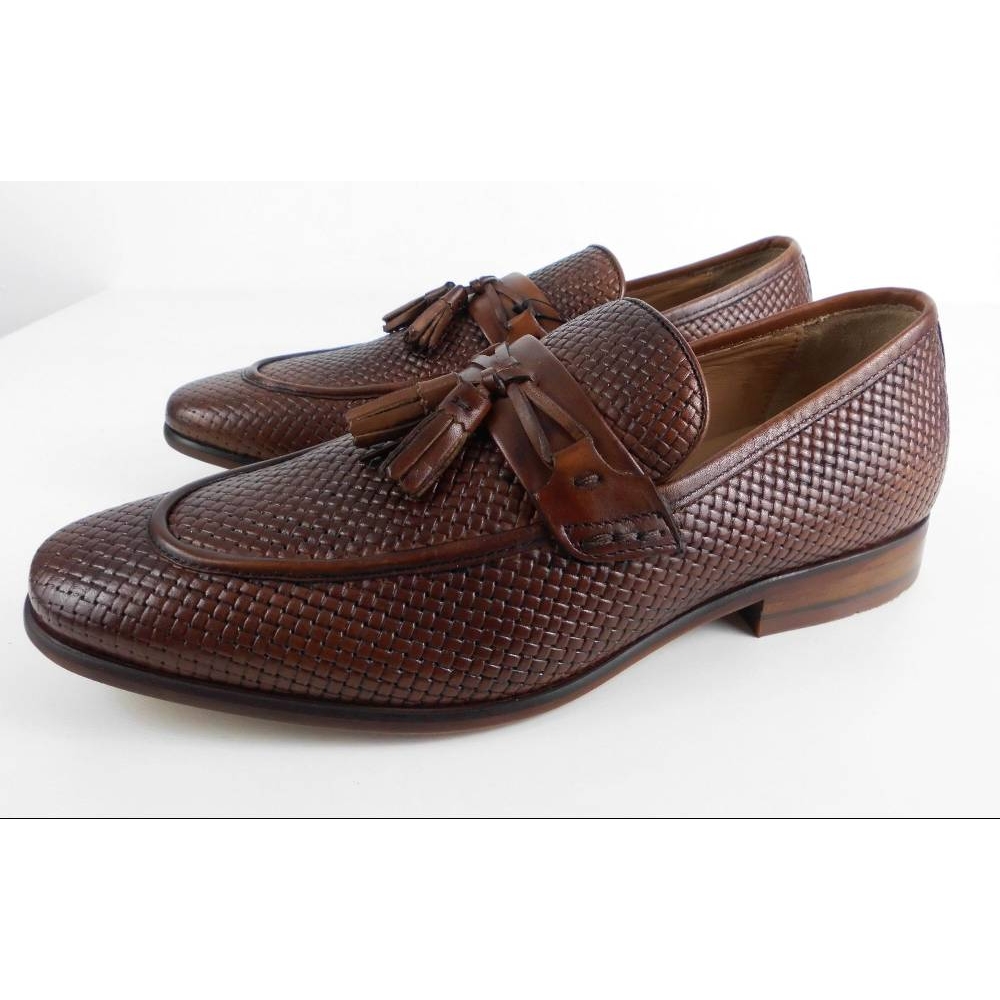 M&S Collection Basket Weave Loafers Brown Size: 8 | Oxfam GB | Oxfam’s ...