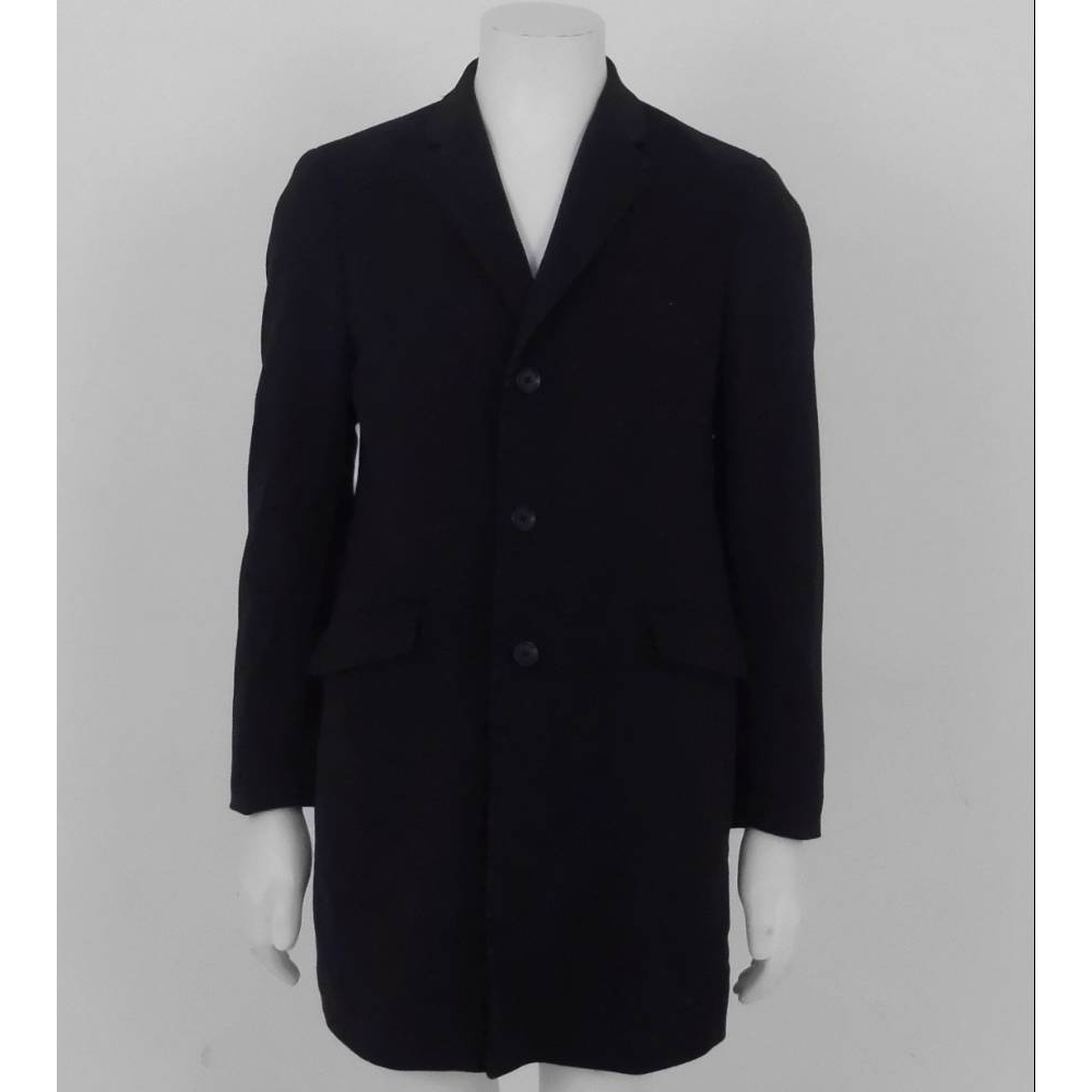 Uniqlo Wool/Cashmere Blend Coat Black Size: M | Oxfam GB | Oxfam’s ...
