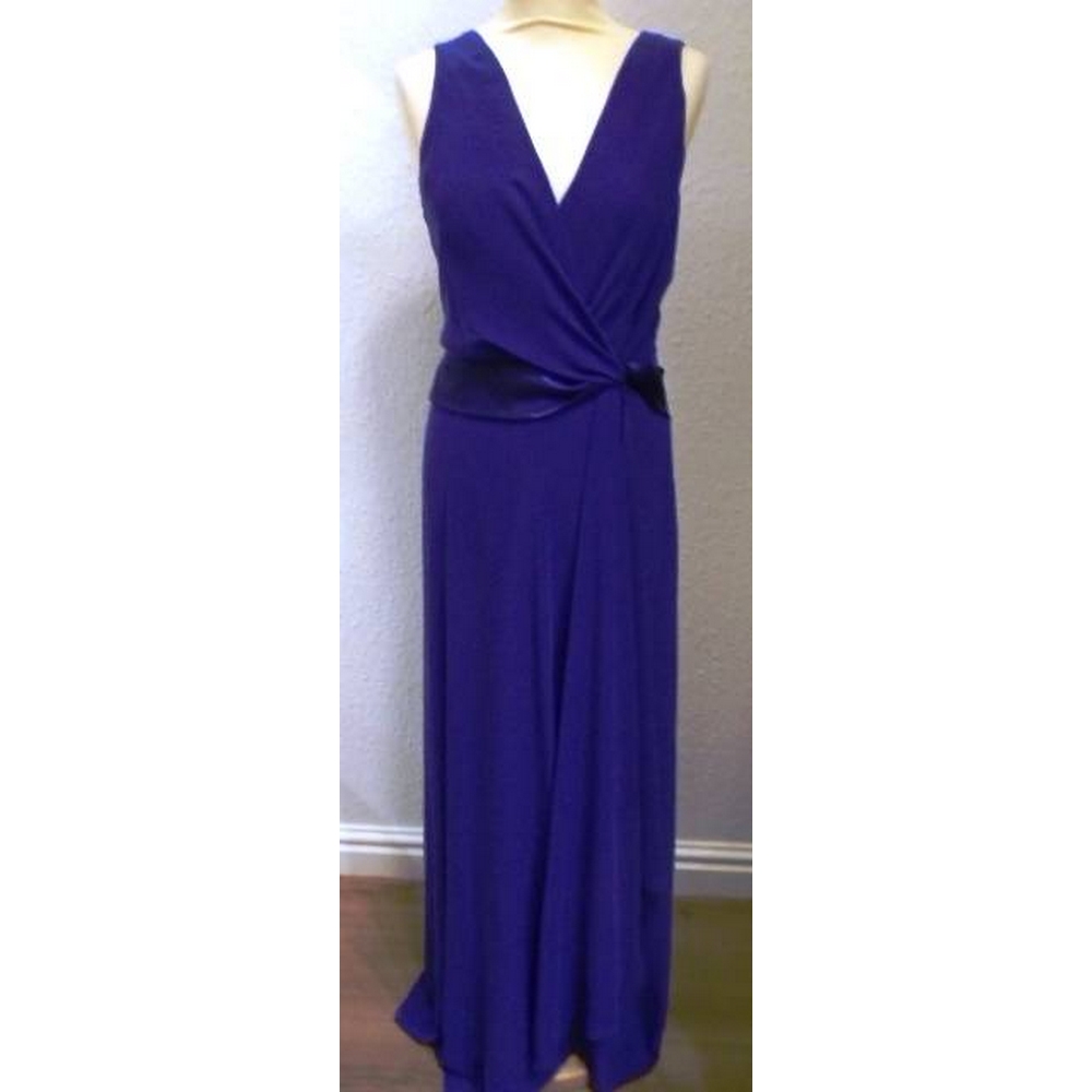 Debenhams Full Length Evening Dress Violet Size 14 Oxfam GB Oxfam