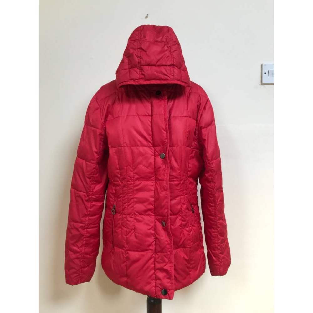 Godske Hooded Quilted Coat Red Size: 14 | Oxfam GB | Oxfam’s Online Shop
