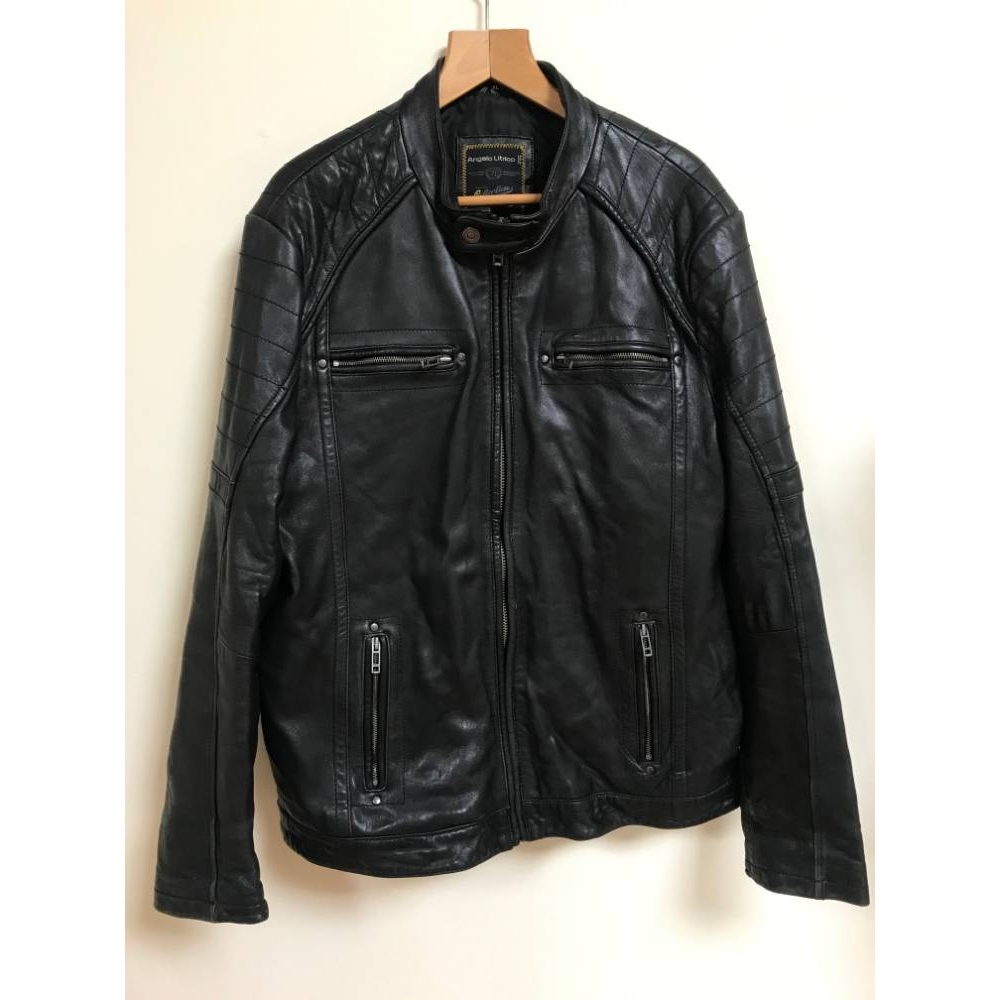 Angelo Litrico Leather Racer Jacket Black Size: XL | Oxfam GB | Oxfam’s ...