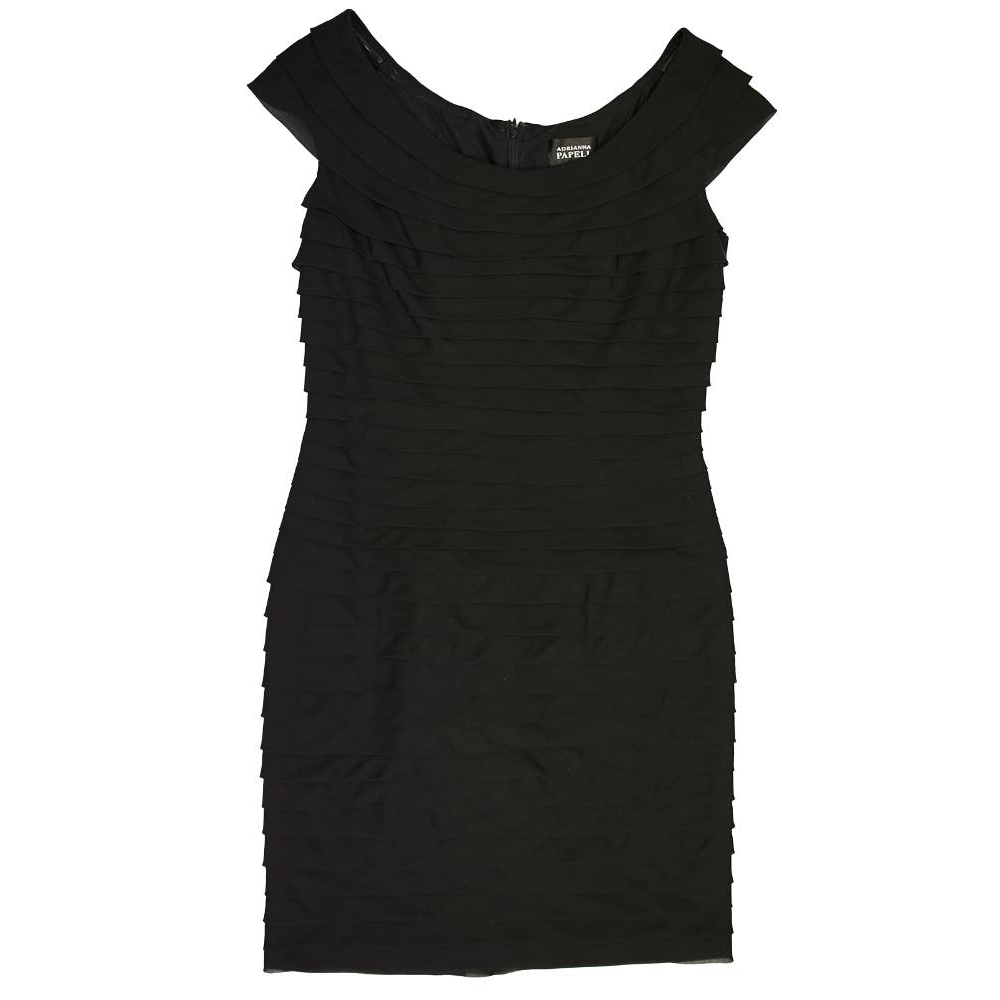 Image 1 of Adrianna Papell Dress Black Size: 8