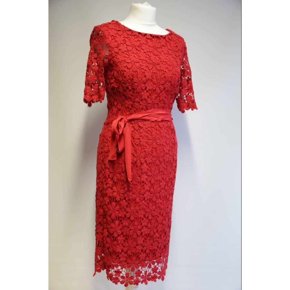 Per Una M&S Short-sleeved dress red Size: 12 | Oxfam GB | Oxfam’s ...