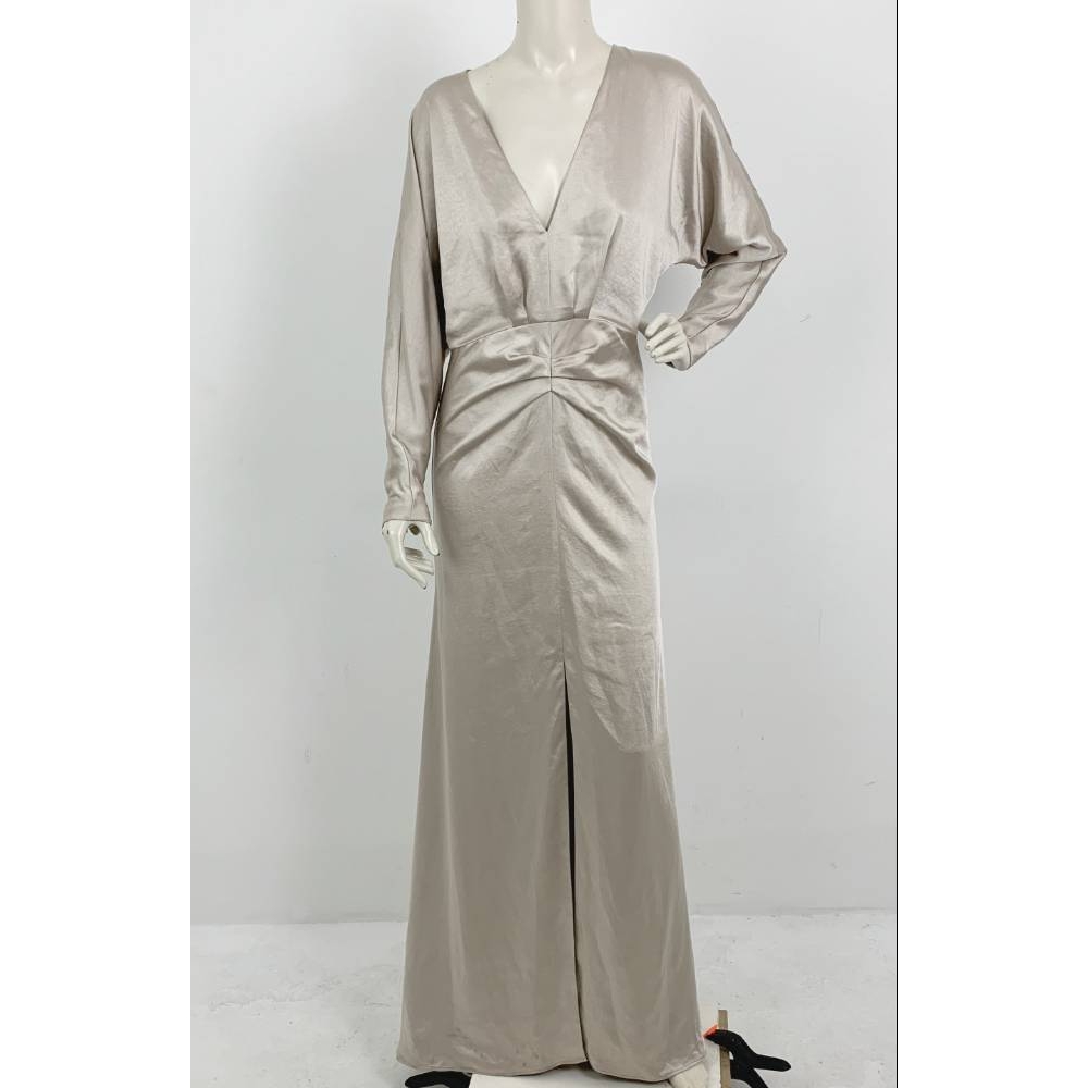 Twisted Sister BNWT Full Length Sateen Dress Oyster Size: S | Oxfam GB ...