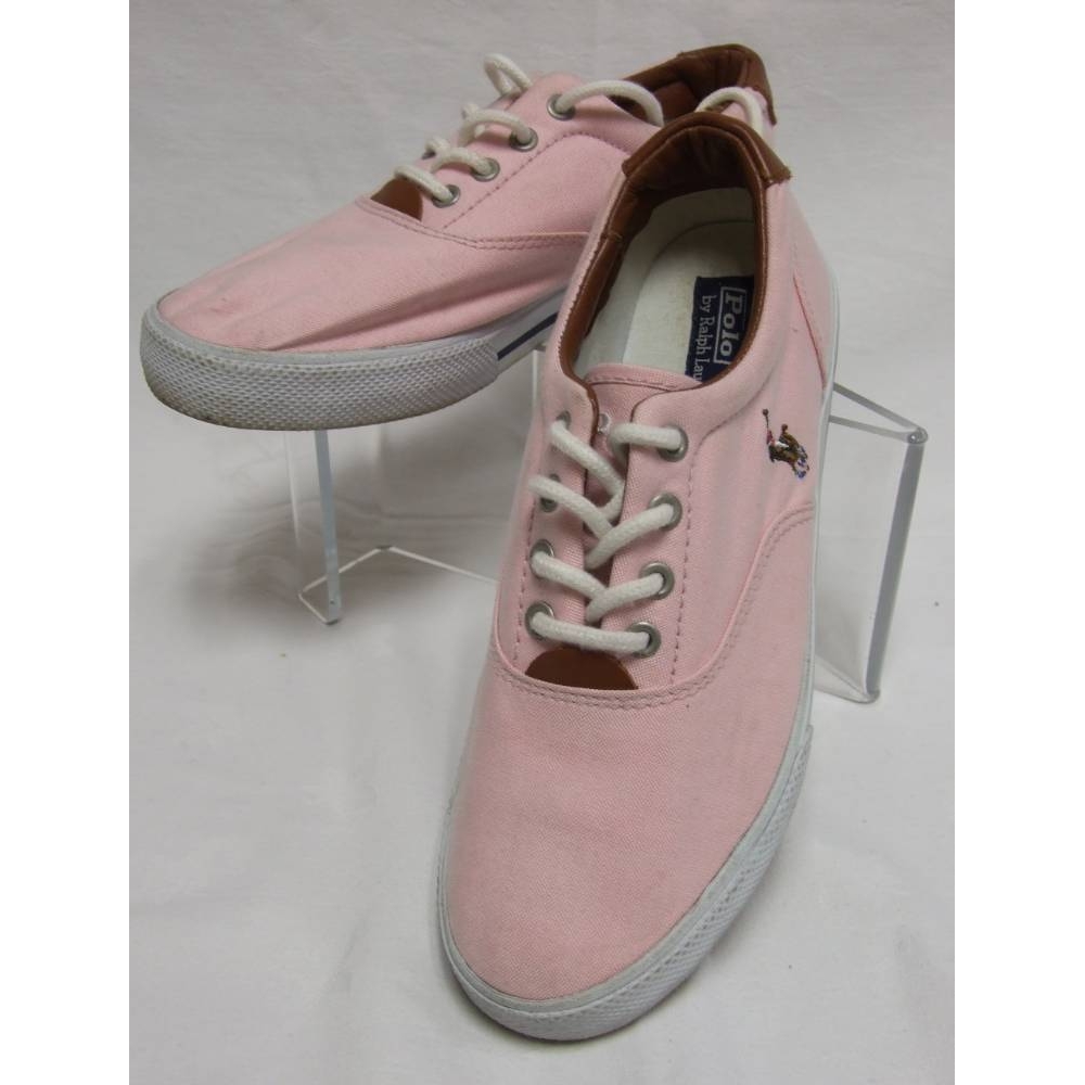 ladies ralph lauren canvas trainers