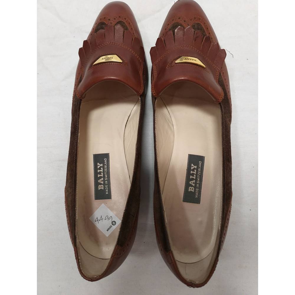 Bally Leather Loafers Brown Size: 5.5 | Oxfam GB | Oxfam’s Online Shop
