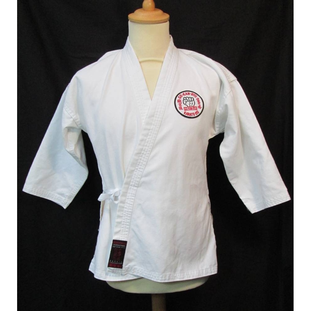 Go-Kan-Ryu Kids Karate Outfit White Size: 140cm For Sale in Romsey ...