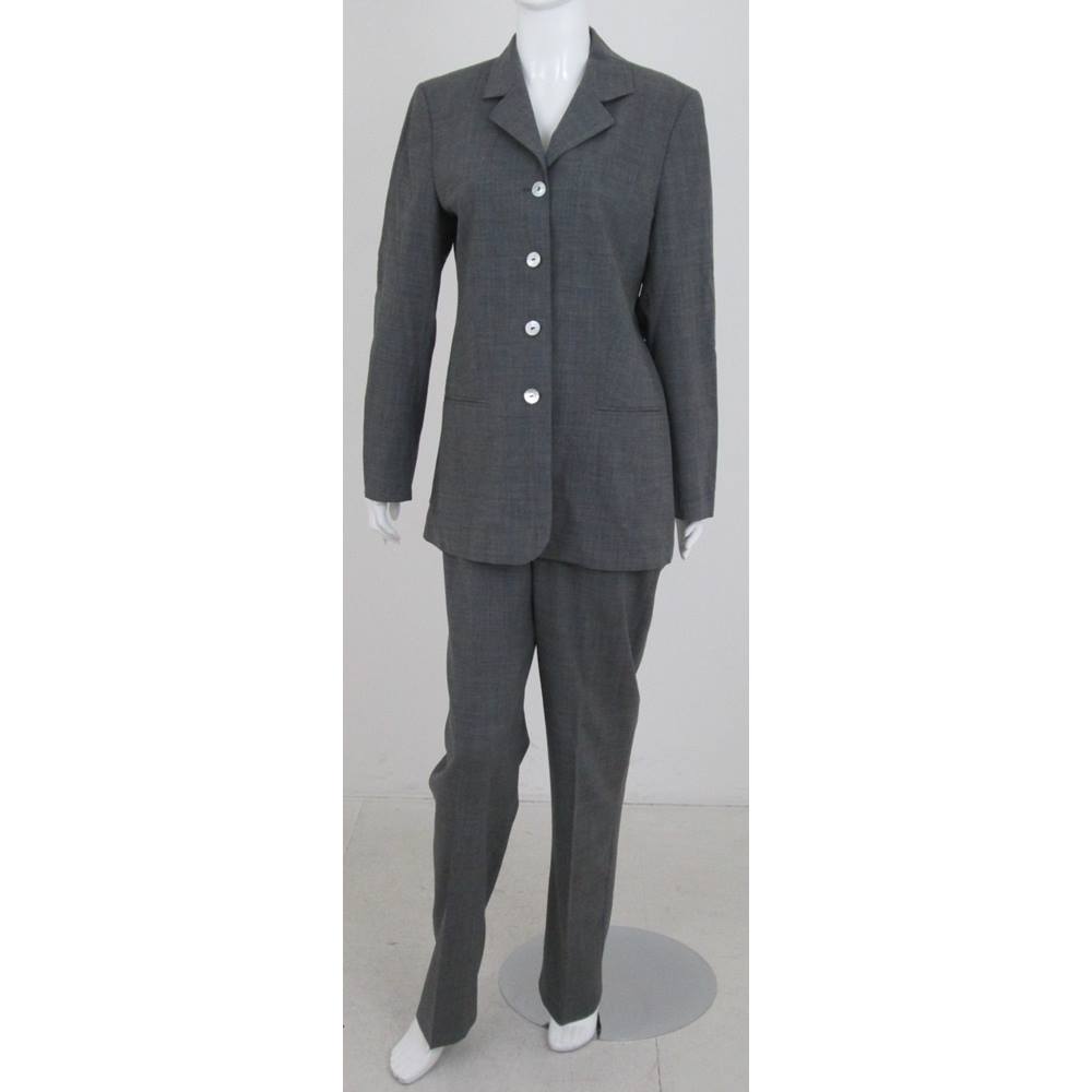 Boden Wool Blend Trouser Suit Grey Size: 12 | Oxfam GB | Oxfam’s Online ...