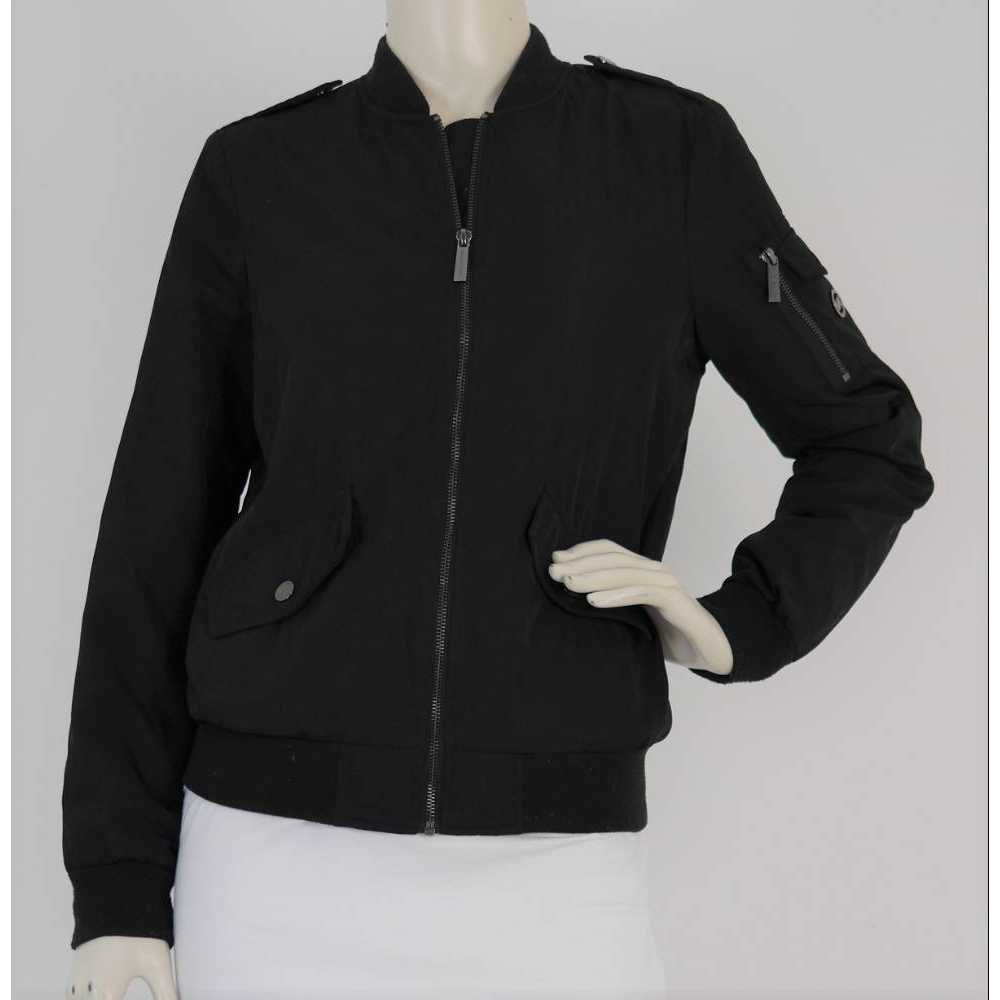 Michael Kors Bomber Jacket Black Size: XS | Oxfam GB | Oxfam’s Online Shop