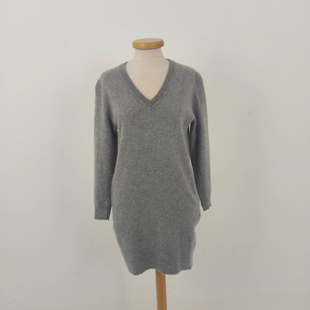 Duffy Cashmere Jumper Dress (felted) Grey Size: M | Oxfam GB | Oxfam’s ...