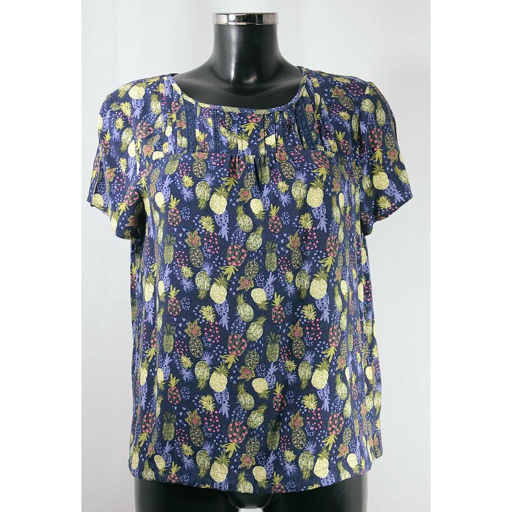 Mantaray Short Sleeved Print Top Multi Size: 14 | Oxfam GB | Oxfam’s ...