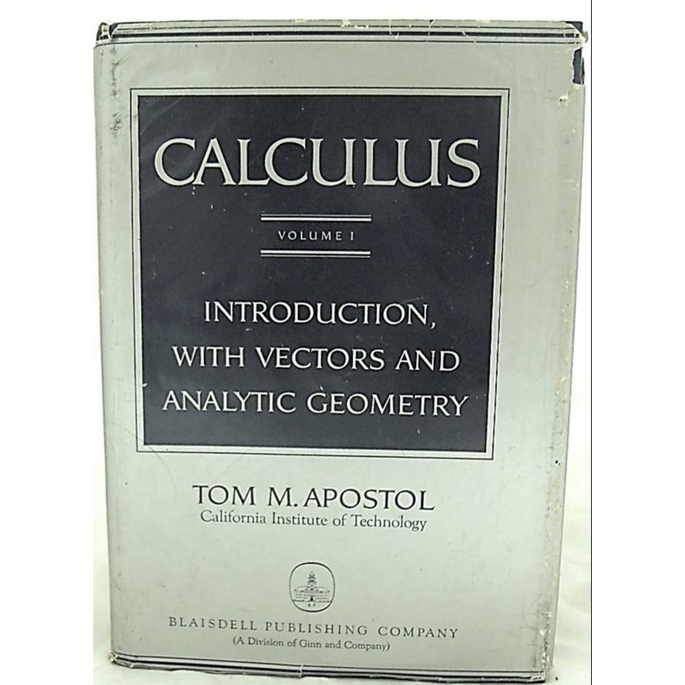 Calculus Volume 1: Introduction With Vectors And Analytic Geometry ...