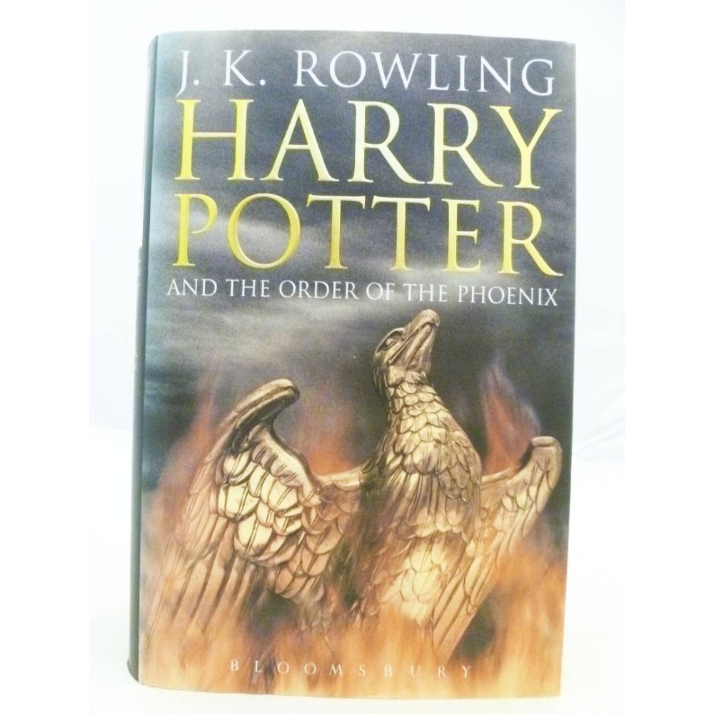 Harry Potter and the Order of the Phoenix - First Edition (Adult Cover ...