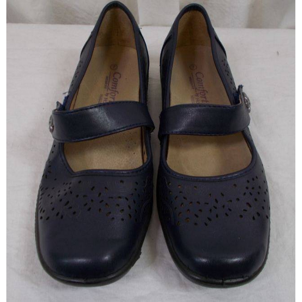 Comfort Mary Jane Shoes Navy Size: 7 For Sale in Plymouth, Devon | Preloved