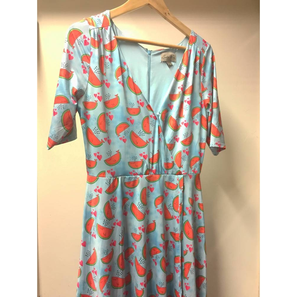 Lindy Bop Dress Light Blue Size: 12 | Oxfam GB | Oxfam’s Online Shop