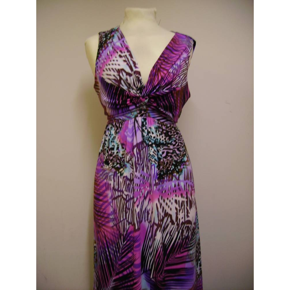 David Emanuel long dress multicoloured Size: 12 | Oxfam GB | Oxfam’s ...