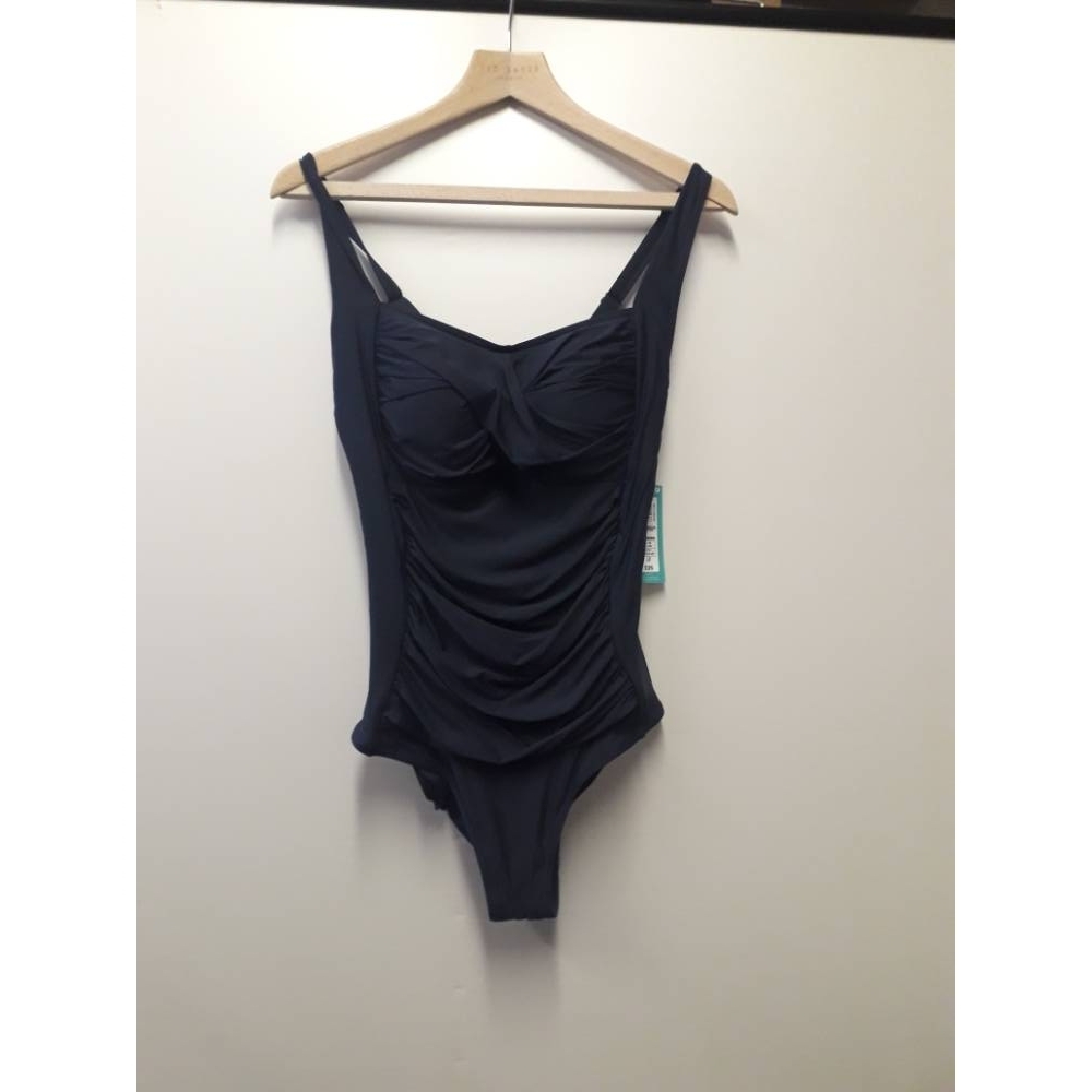 Marks and Spencer Collection One piece swimming costume Navy Size: 18 ...