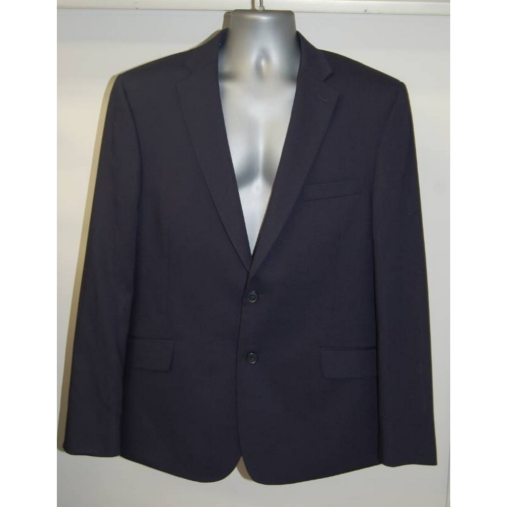M&S Marks & Spencer Slim Fit Suit 38W 29L NEW Navy Size: L | Oxfam GB ...