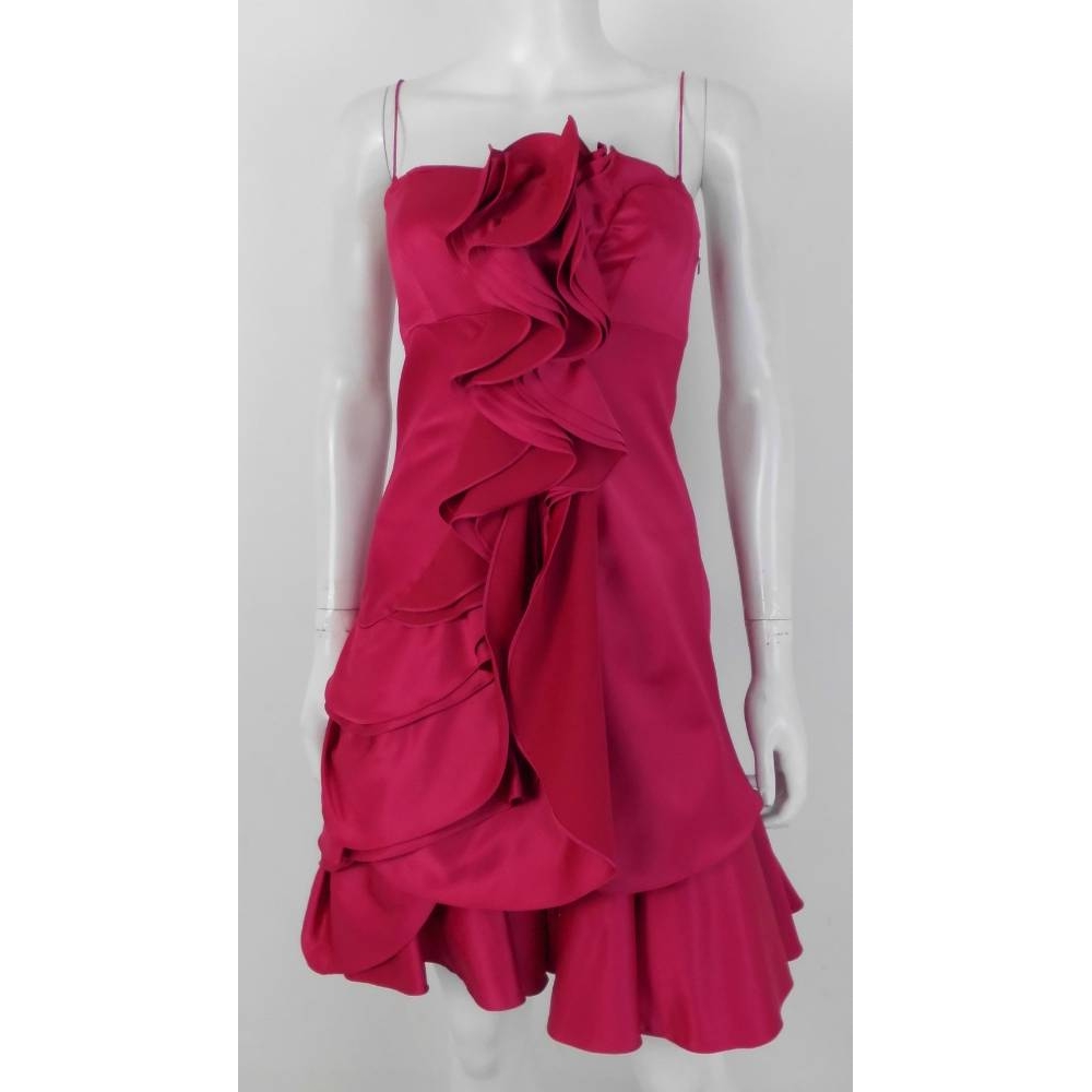 BNWT Karen Millen Cocktail Dress Pink Size: 8 For Sale in London | Preloved