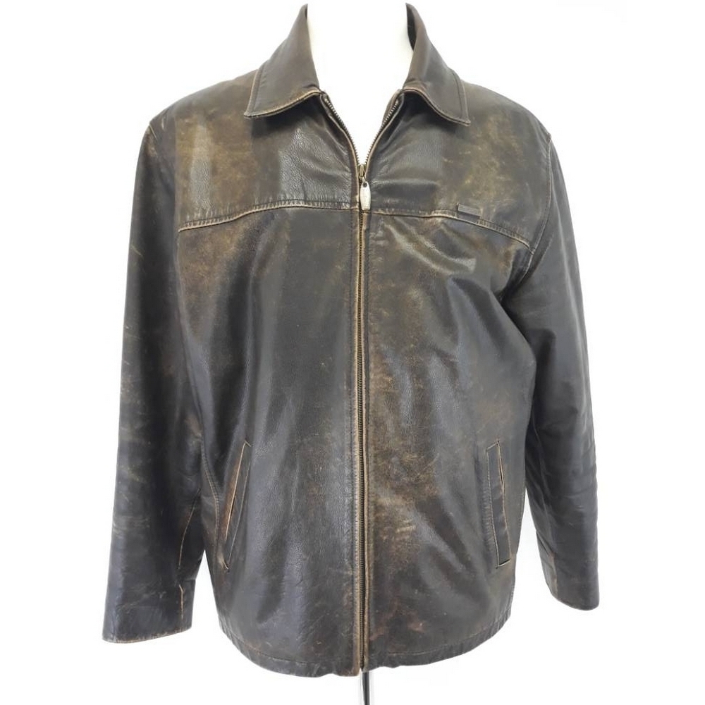 Ben Sherman leather jacket 48